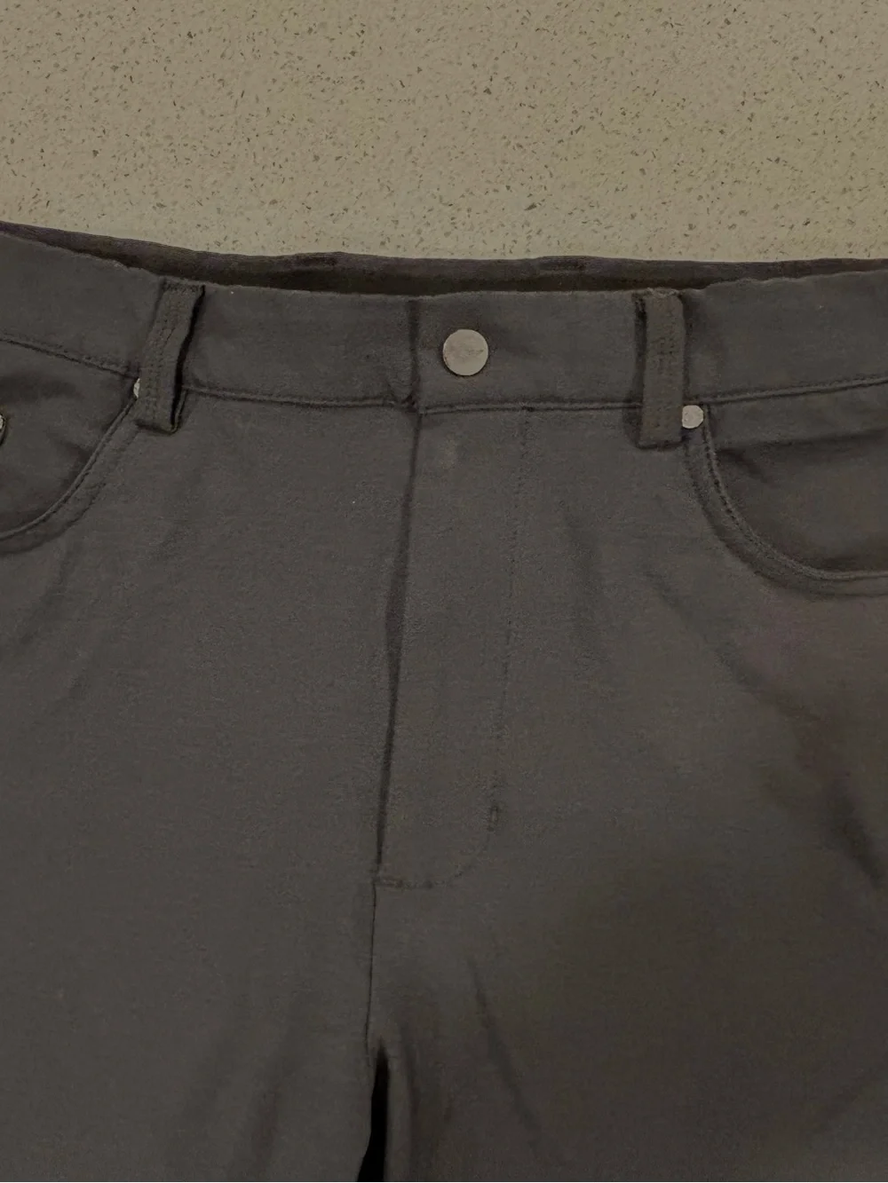 Greg Norman Men's Black Stretch 5-Pocket Straight-Leg Tech Pants 34X34